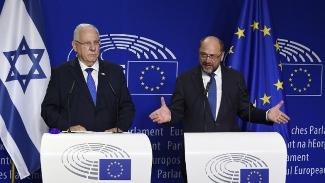 Palestinian and Israeli leaders fail to meet in Brussels - ảnh 1
